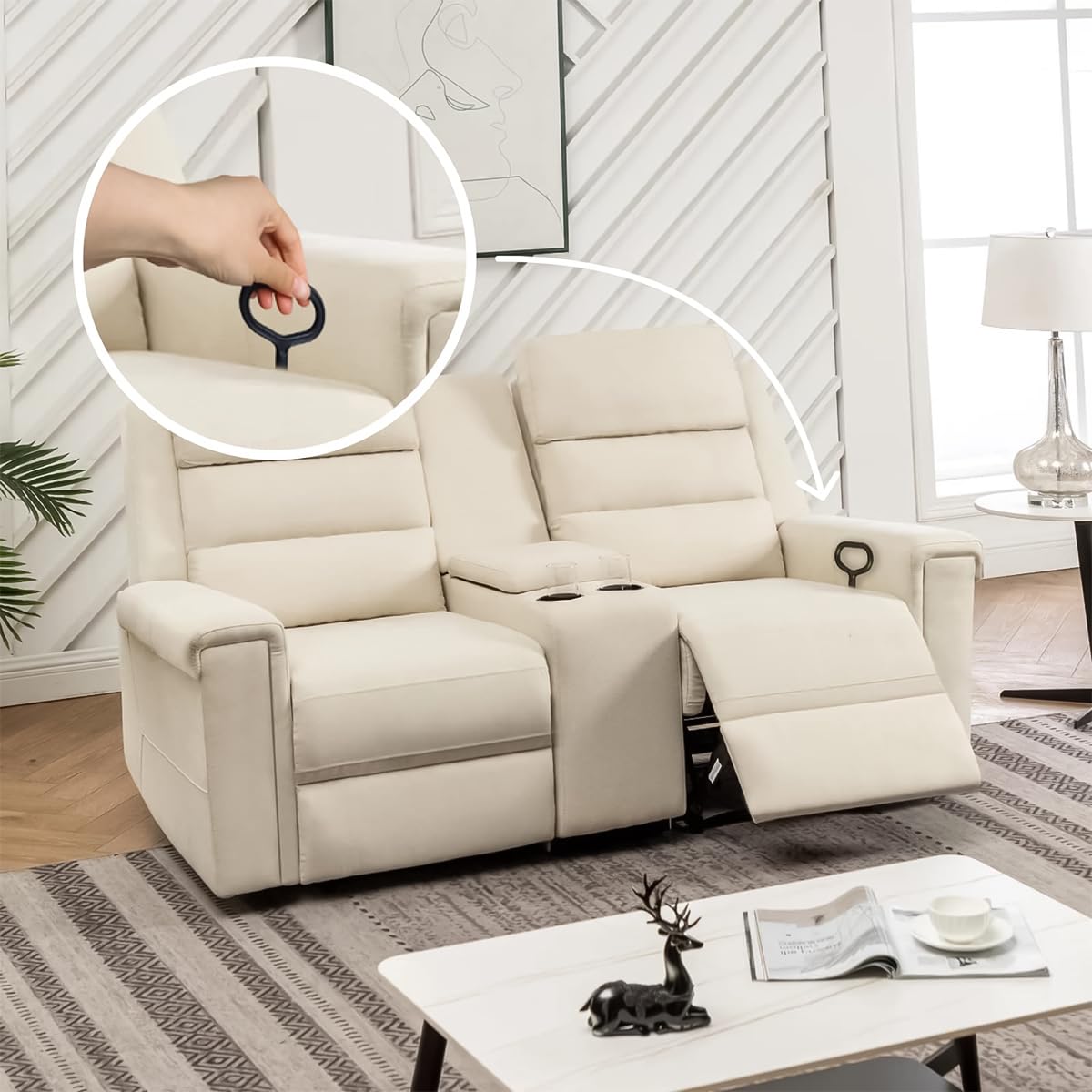 Serplex Recliner Cable for Sofa and Chair Repair featuring 36.25 in Length and D Ring Handle | Aluminum Alloy Build