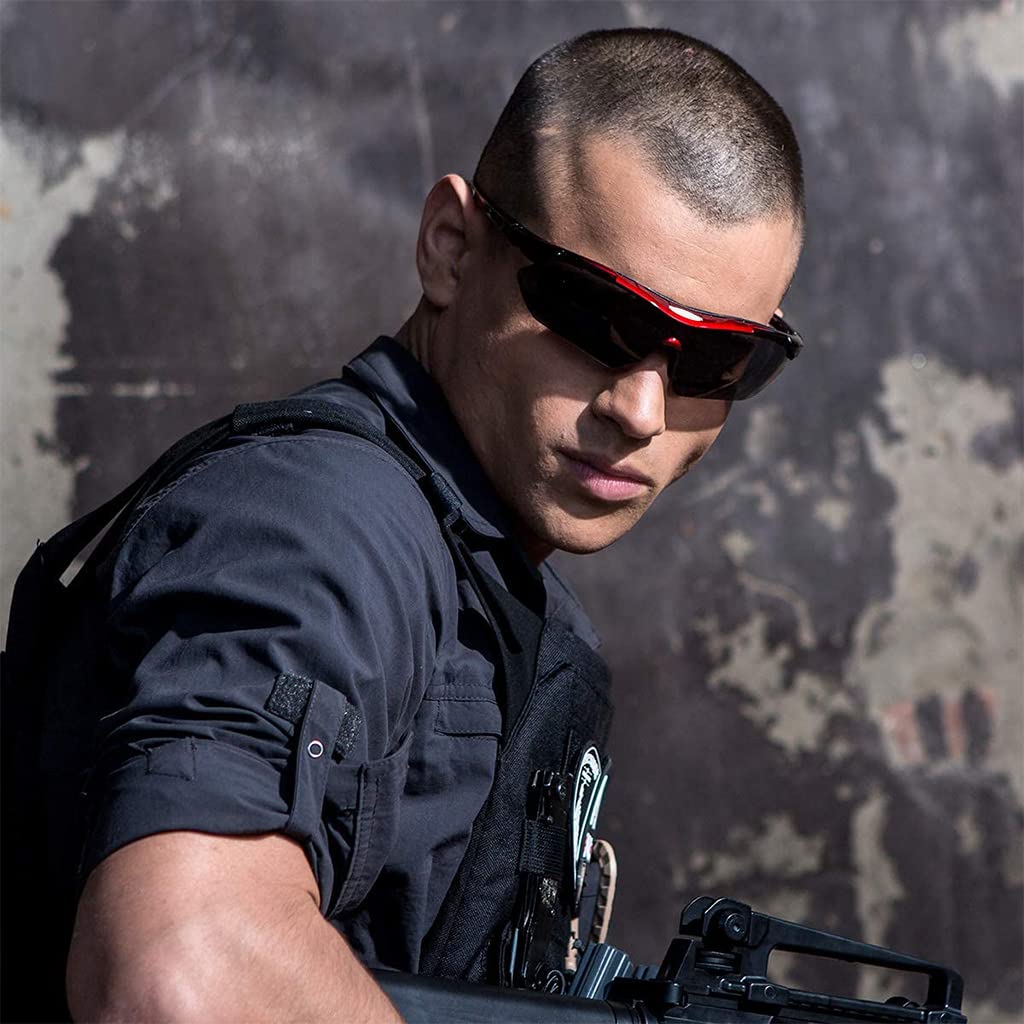 Proberos Polarized Sports Sunglasses for Cycling and Driving with 5 Lens Set | UV Protection