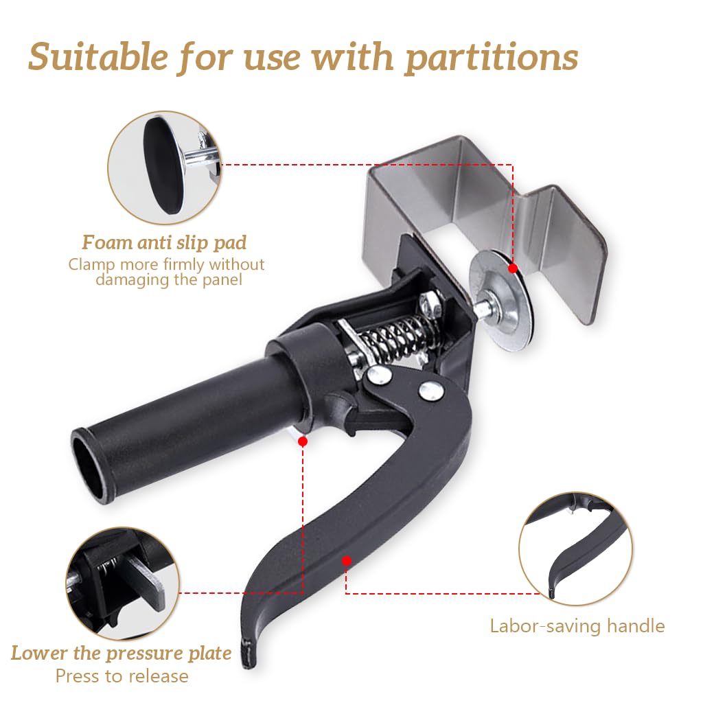 Serplex Woodwork Clamp for Cabinet and Drawer Installation featuring Self Adapting Design 3PCS