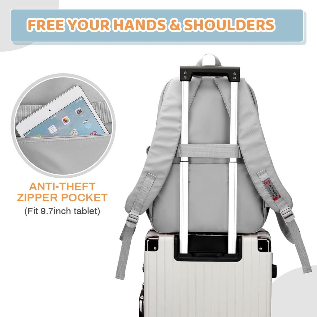 PALAY School Backpack with Multi Compartment Organization and Waterproof Polyester for Girls