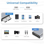 ZIBUYU® USB C to Micro B Adapter, Type C to Micro B Cable Adapter, Mini Micro B to USB C 3.1 Adapter for Hard Drive Cable, USB C Hard Drive Cable Adapter for USB 3.0 External Portable SSD HDD - 1