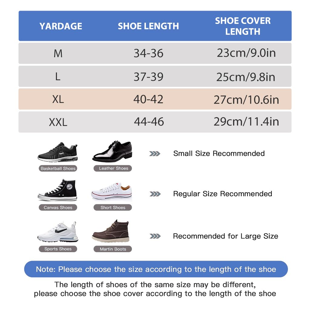 PALAY Waterproof Shoe Covers for Rainy Days with Snap Button Closure and TPE Sole | 2 PCS Monsoon Blue