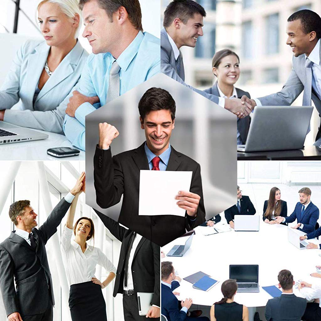 GUSTAVE Men's Shirt Stays for Police and Business Wear with 6 Non Slip Clips | Adjustable Elastic Nylon Garters