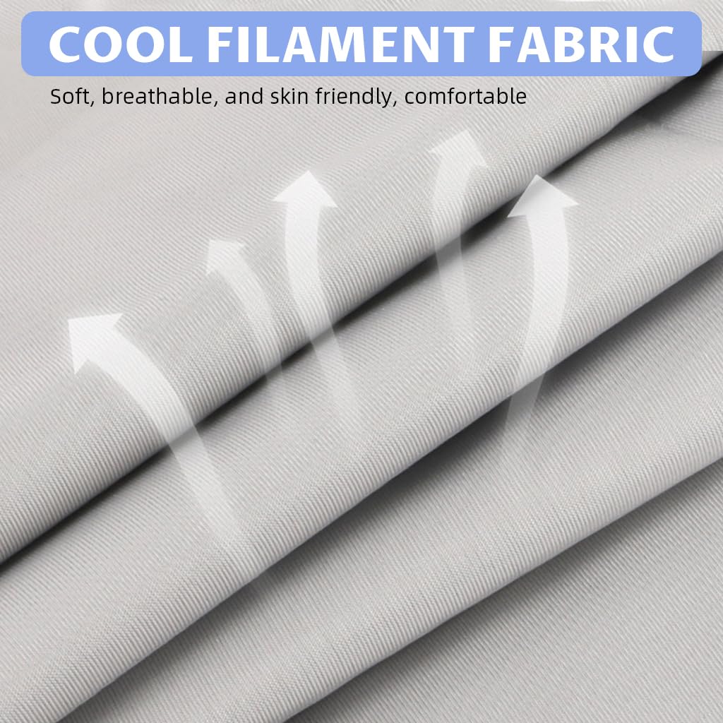 HANNEA Inflatable Neck Pillow for Travelling with Ergonomic Crown Support and Cool Touch Fabric | Packable Cervical Pillow for Neck Pain Relief