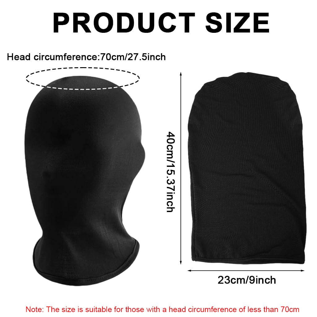 PROBEROS Full Face Mask for Halloween and Outdoor Sports featuring Breathable Lycra Fabric