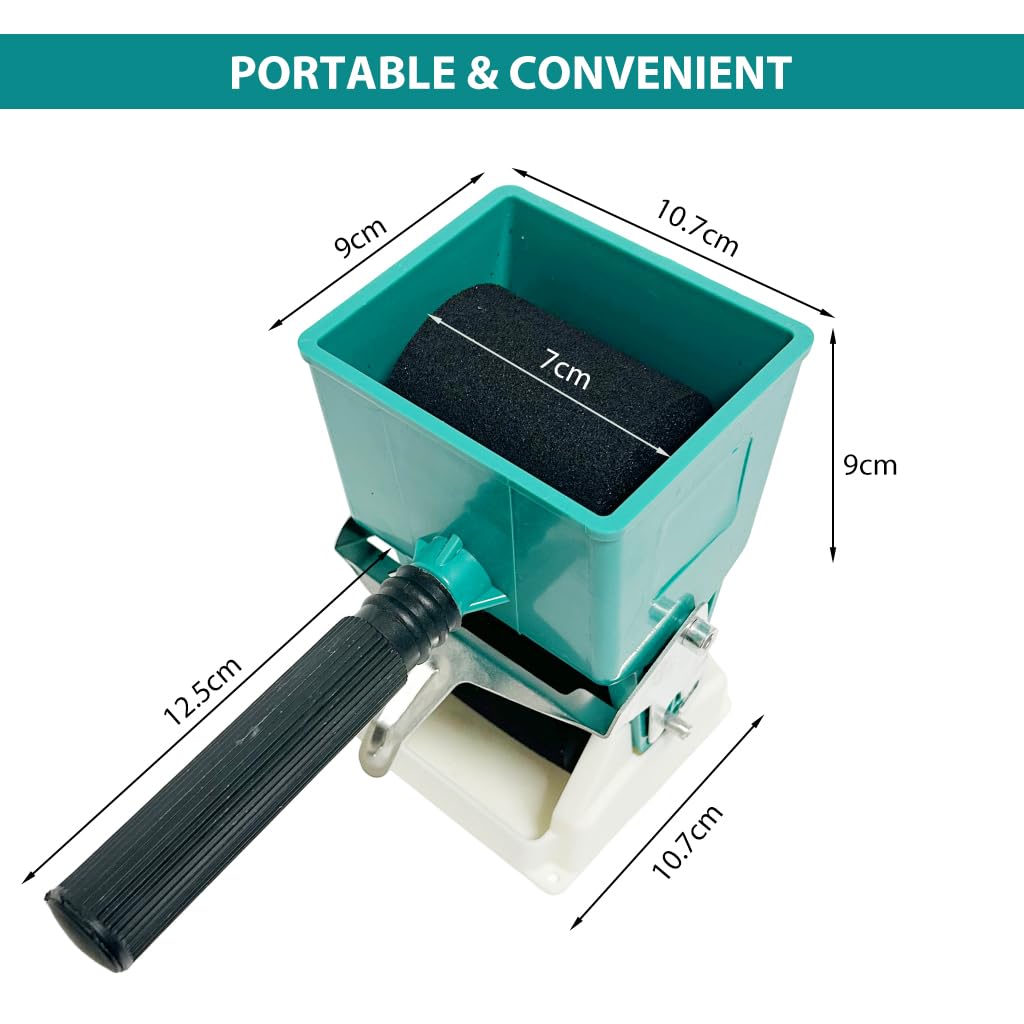 Serplex Glue Applicator Roller for Woodworking with 180 ml Container and 3 inch Roller | Manual Even Glue Spreading Tool