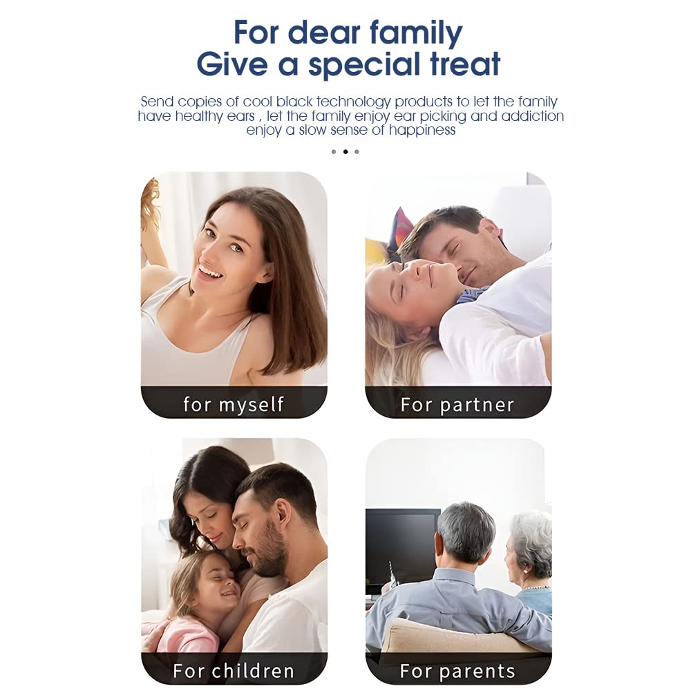 Verilux Ear Wax Remover Tool Kit with 1296P HD 5MP Camera and 6 LED Lights | Black