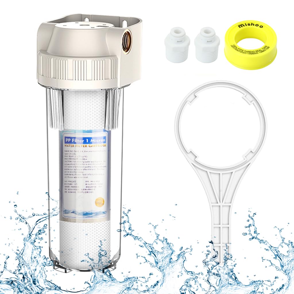 HASTHIP® Water Filter System for RV, High-Flow Multi-Stage Filtration,  Purifies Odors, Chlorine, Sediments, Versatile for Home & Outdoor, Home Water System for Safe Drinking Water