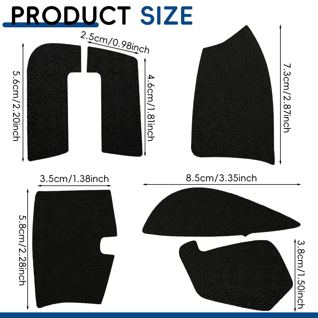 ZORBES Mouse Grip Tape for MX Master 3 and 3s with 6 Pieces Self-Adhesive Pads | Sweat-Proof Embossed Design