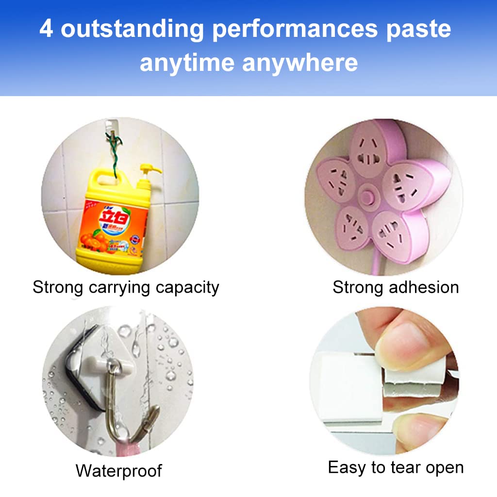 ZIBUYU 80pcs Ultra Strong Adhesive Sticker 30mm Double Side Sticker Round EVA Foam Sticker Tape for Doorbell Installation, Wall Hanging, Room Decoration, DIY Craft