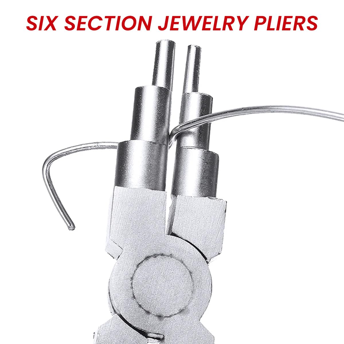 HASTHIP Jewelry Pliers for 3–10mm Rings with Round and Needle Nose Tips | Carbon Steel Build