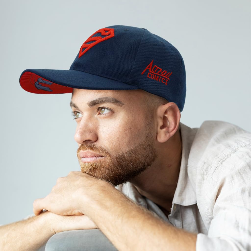 SNOWIE SOFT Sun Cap Baseball Cap Sport Baseball Cap Rugby Sport Mens Cap Adjustable Size Unisex Outdoor Sun Cap Fashion Embroidery Sun Cap for Sport, Jogging, Camping, Hiking(Navy)