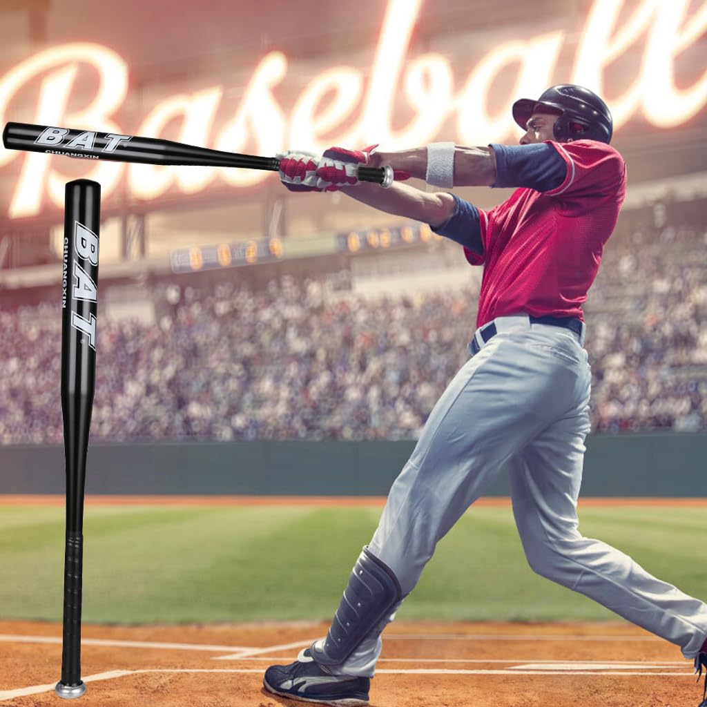 Optifit Baseball Bat for Players Age 12 and Above with Dual Zone Grip and 34 in Alloy Steel | Lightweight 22 oz Design