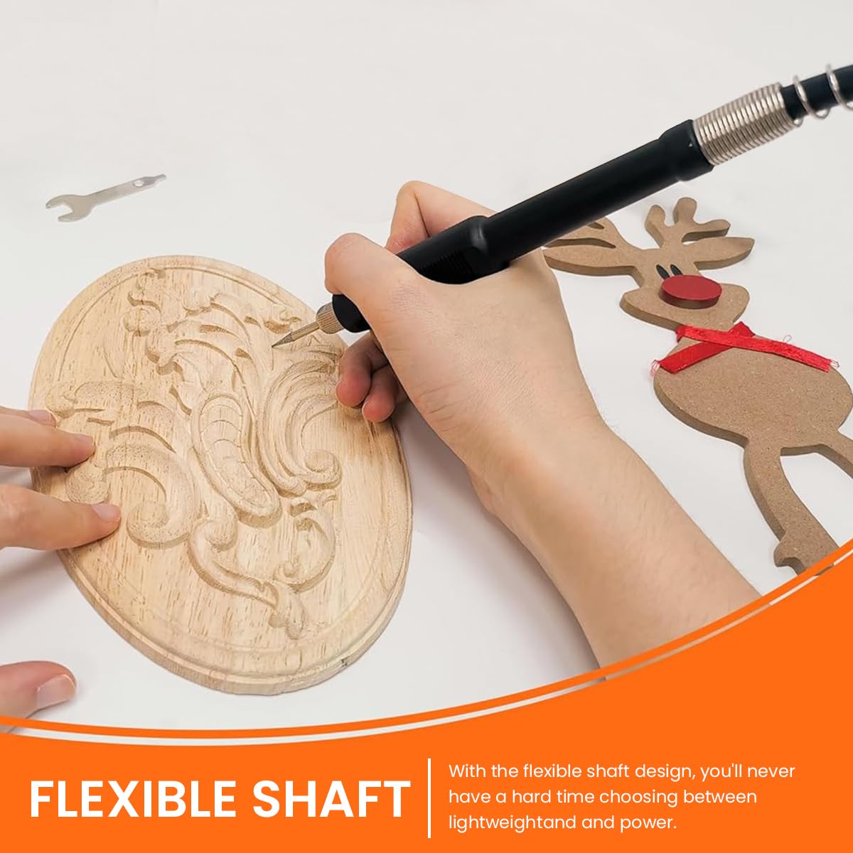 Serplex Rotary Tool Kit for DIY Crafting with 460W Motor and 211 Accessories | 6 Speed