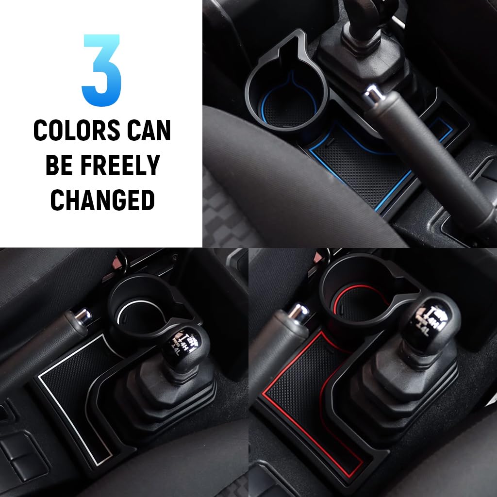 STHIRA Center Console Organizer Cup Holder for Suzuki Jimny 2019–2025 with Anti-Slip Pads