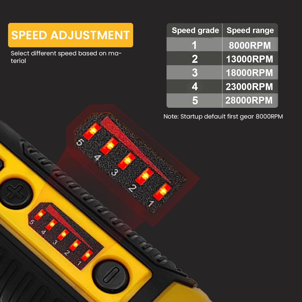 Serplex Electric Engraving Pen Kit with 174 pcs accessories and LED display for DIY crafts