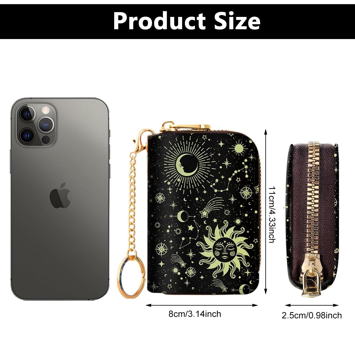 PALAY Small Women's Wallet with 8 Card Slots and Zipped Coin Pocket | PU Leather Mini Purse