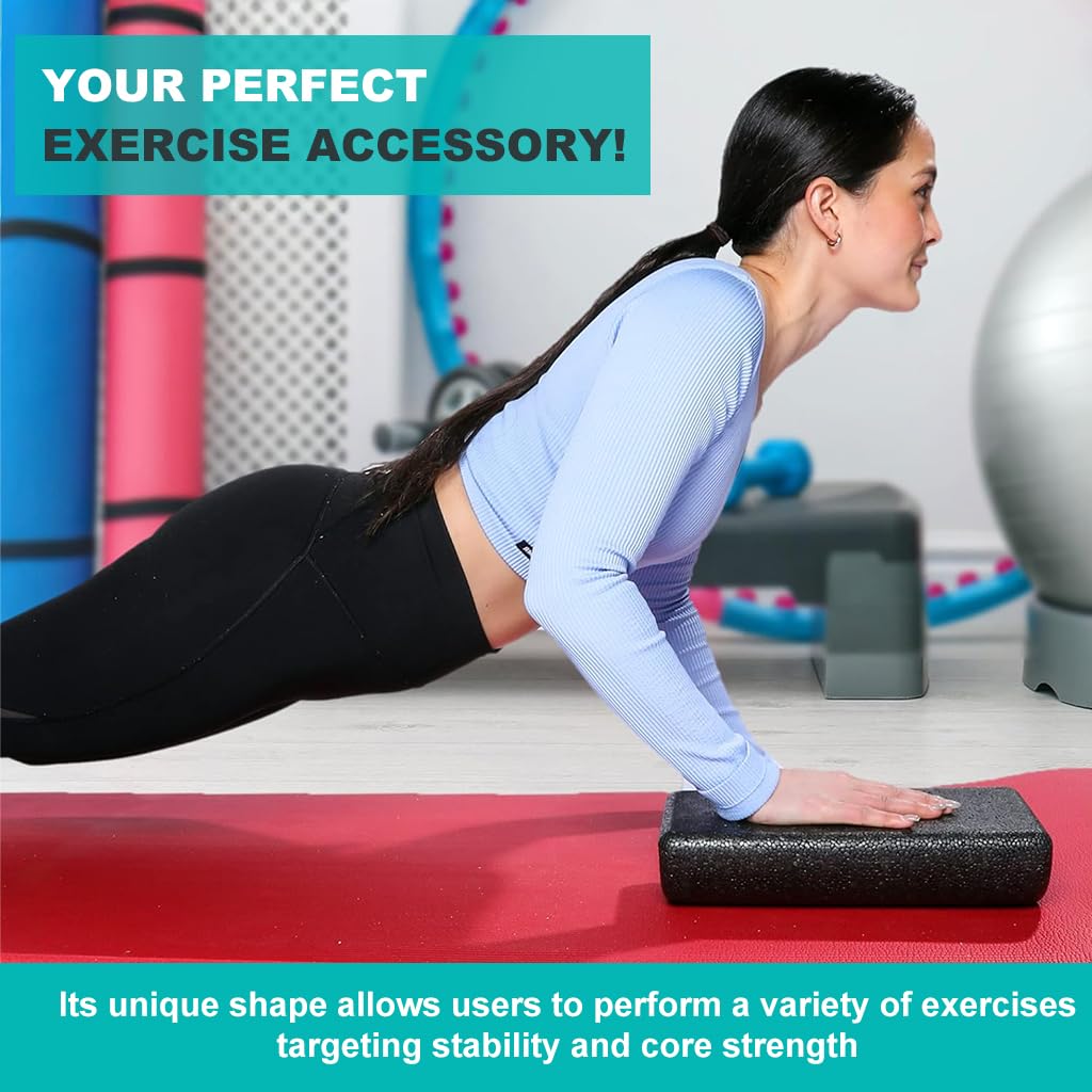 Proberos Massage Roller for Gym and Yoga featuring Dual Texture Nodes 30cm EPP Foam | Muscle Relief
