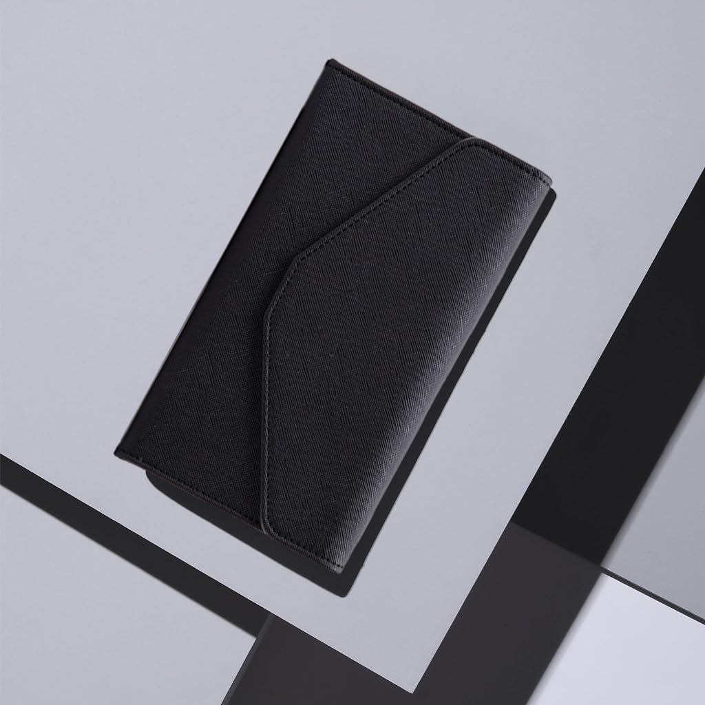 GUSTAVE Passport Wallet for Travel with RFID Blocking and 7 Slot Bifold Design | PU Leather