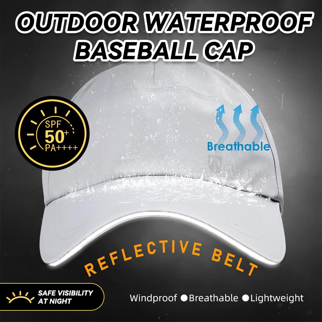 Gustave Adjustable Caps for Men with UPF 50+ UV Protection and Quick Release Closure | Waterproof Outdoor Hat
