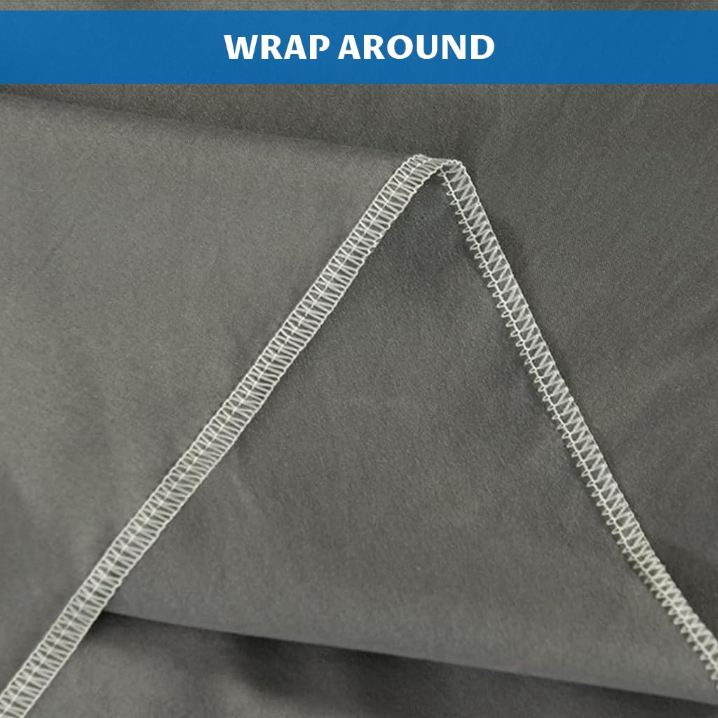 HASTHIP Furniture Dust Cover for Bed featuring 2.4×2 m polyester fabric in dark grey | protects sofas and tables