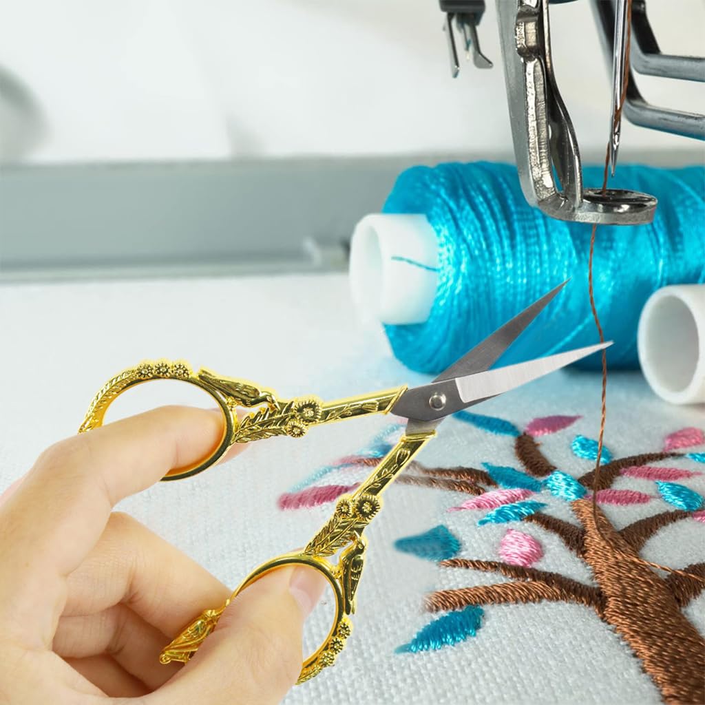 HASTHIP Sewing Scissors for Fabric and Embroidery with Zinc Alloy Handle | 12.2cm Precision Stainless Steel Blades