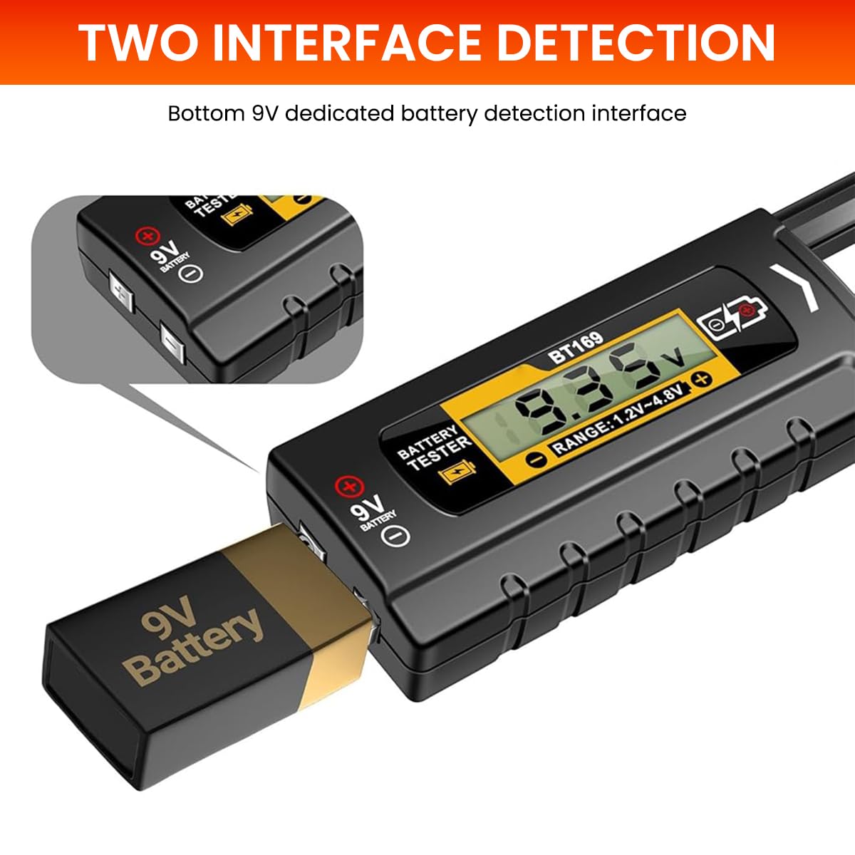 Serplex Battery Tester with LCD Display for AA AAA C D PP3 | 1.4–4.8V Quick Response Analyzer