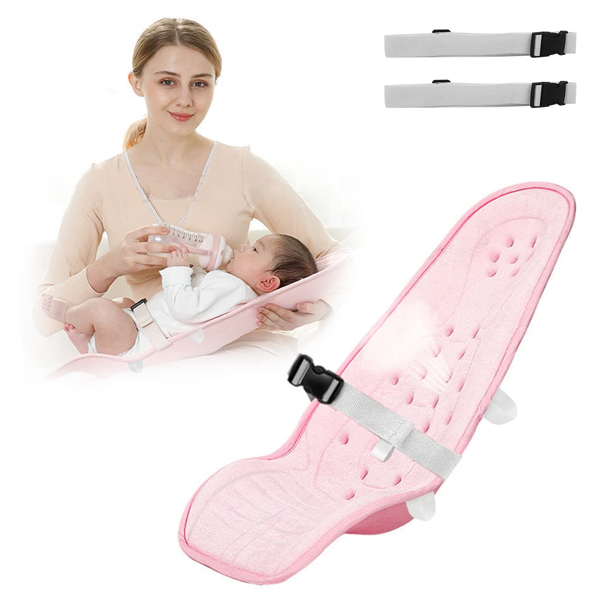 SNOWIE SOFT Nursing Pillow Carrier for Feeding with 45° Recline and Breathable 3 Layer Design