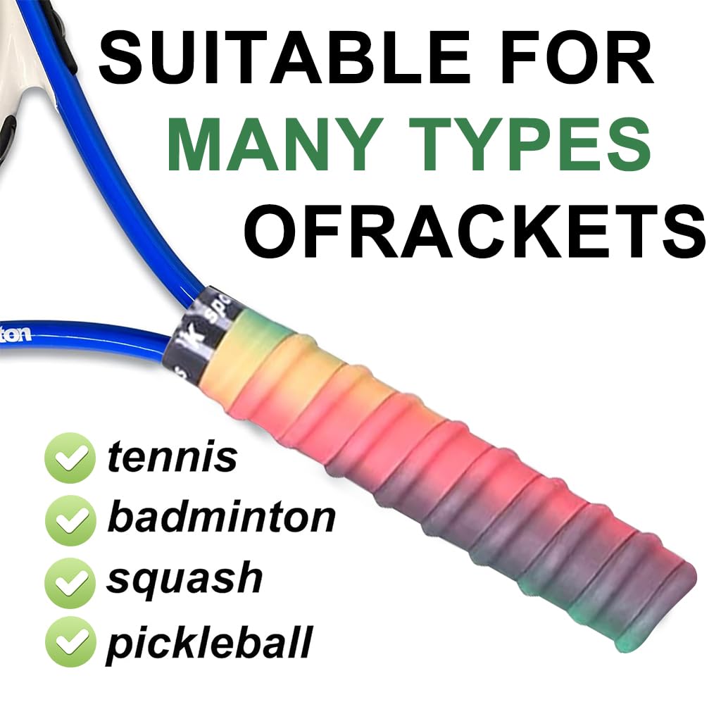 Proberos Tennis Racket Grips for Tennis and Badminton with Self Adhesive Design | 4 Pack PU Overgrip