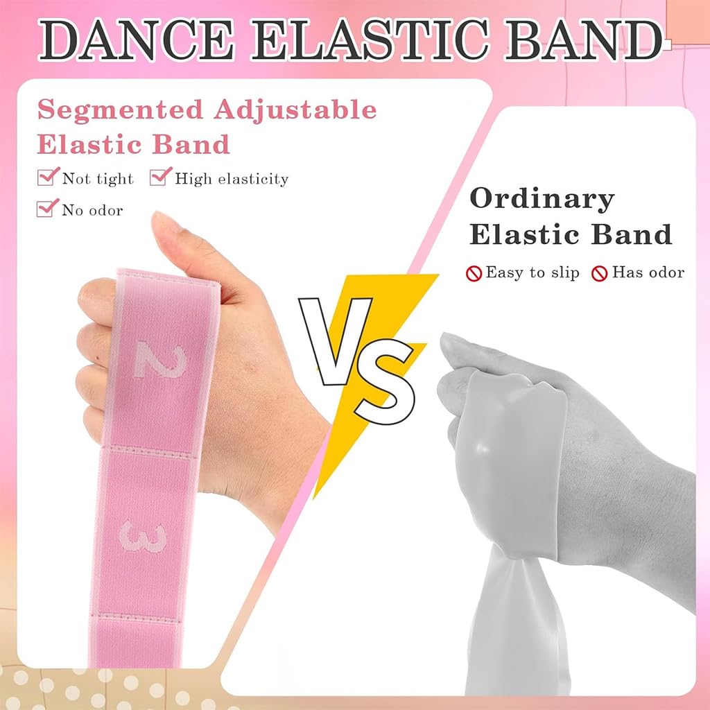 Proberos Yoga Stretching Strap for Physical Therapy and Pilates featuring 8-Loop Sectional Design