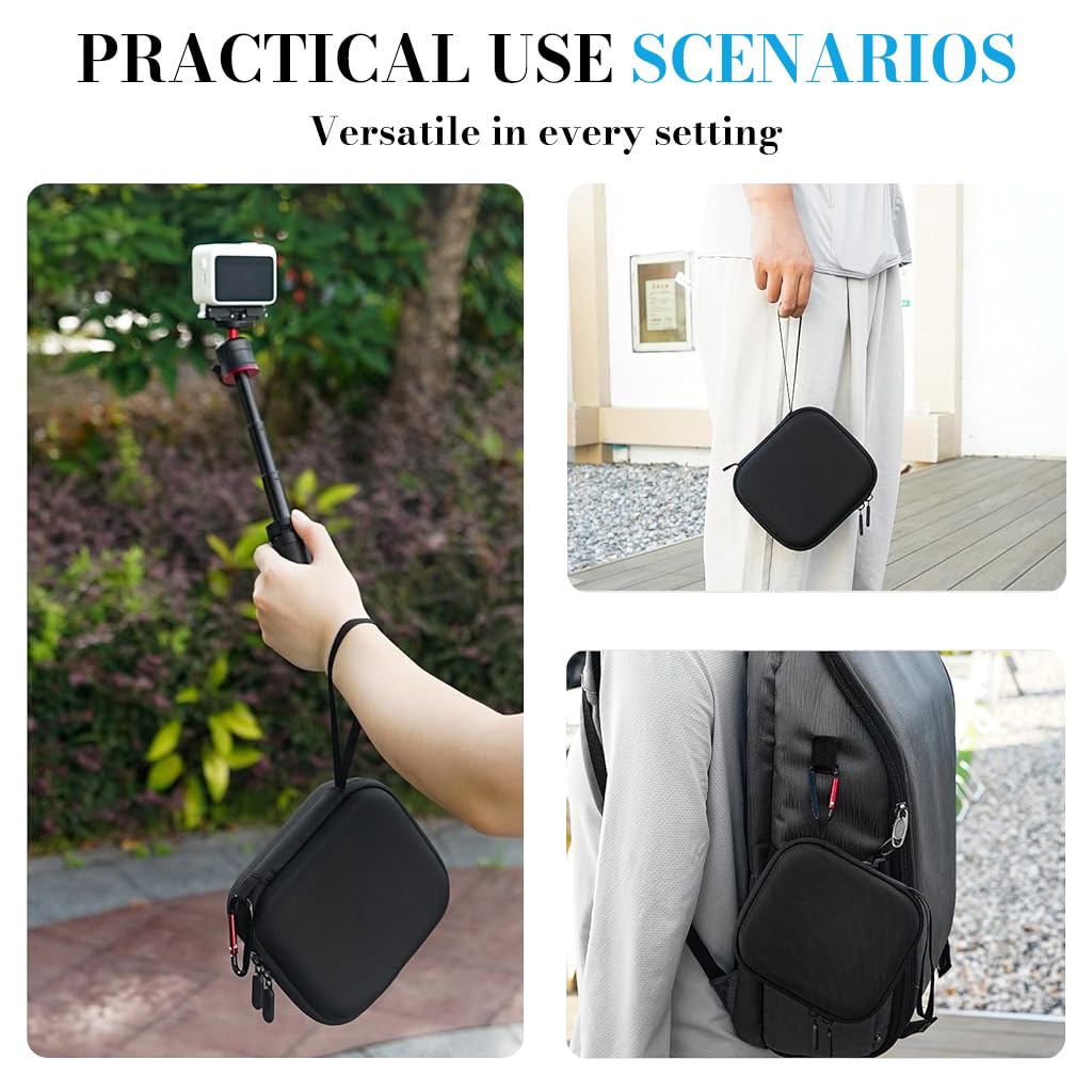 ZORBES Carrying Case for Insta360 GO 3S and GO 3 with Custom Compartments | EVA Hard Shell
