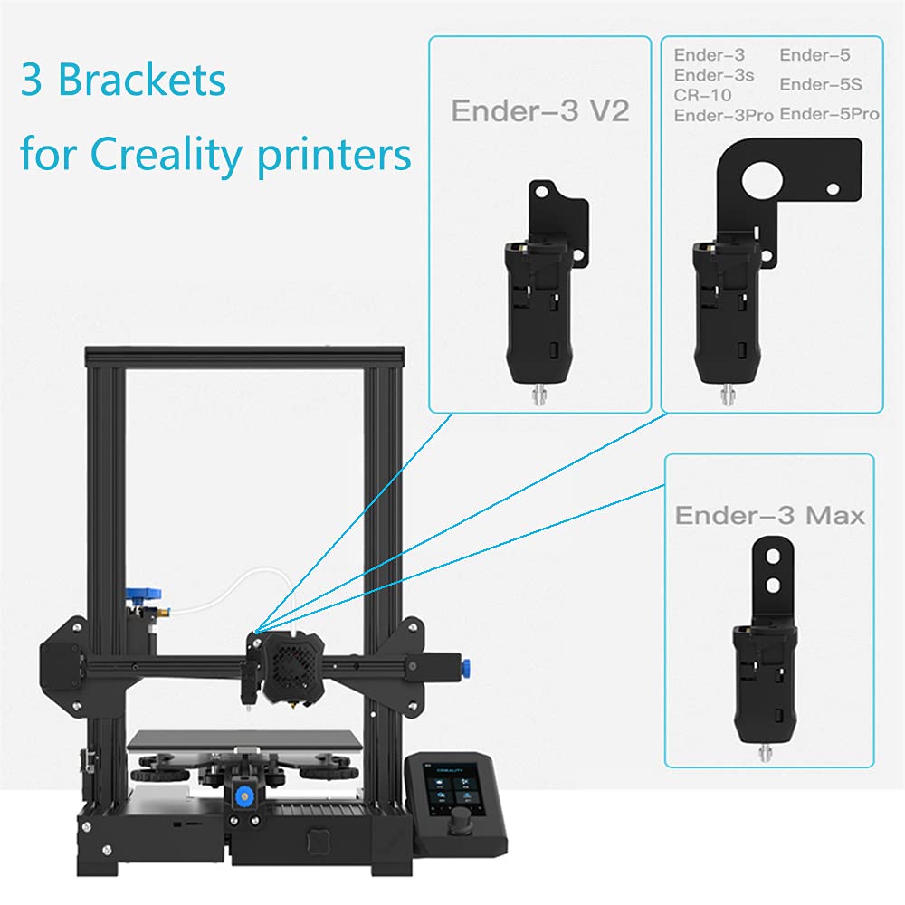 Verilux® Auto Bed Leveling Sensor Kit compatible with Main Board 3D Printer and Ender CR Touch, 3V2, 3 Pro, 3 Max, 5, 5 Pro and 32 Bit V4. 2.2/V4.2.7