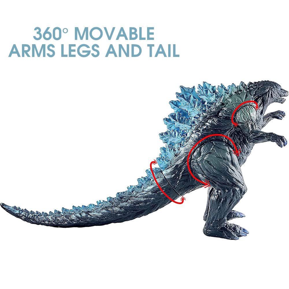 PATPAT  Godzilla Toys 6.3''(16cm) Big Size Godzilla Toys for Boys Dinosaur Toys for Kids, King of Monster Toys PVC Godzilla Action Figures Soft Touch Vinyl Plastic Dinosaur Model Toy Gifts for Kids