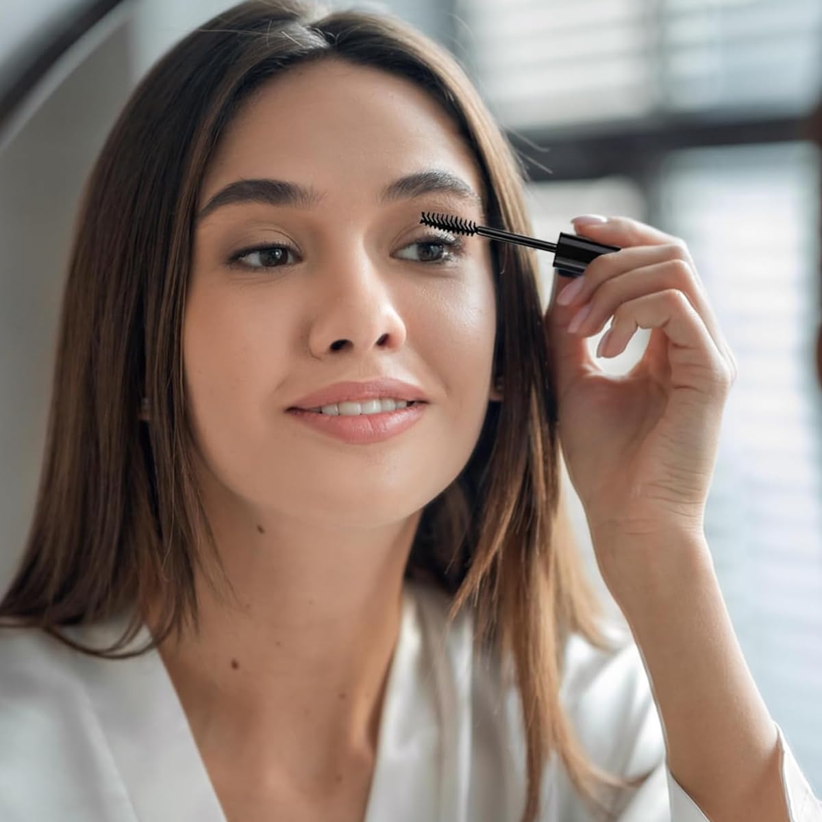 MAYCREATE Empty Mascara Tube Set for Travel with Funnels and Rubber Inserts | 3Pcs 10ml PETG Containers