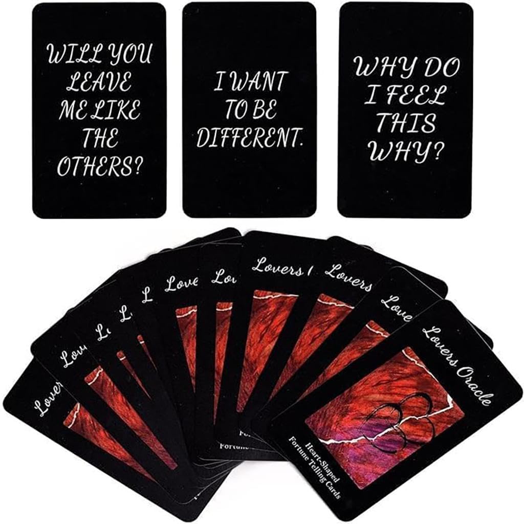 Zibuyu Tarot Cards Deck for Meditation and Intuitive Readings with Love-Inspired Art | 78 Card Divination Set