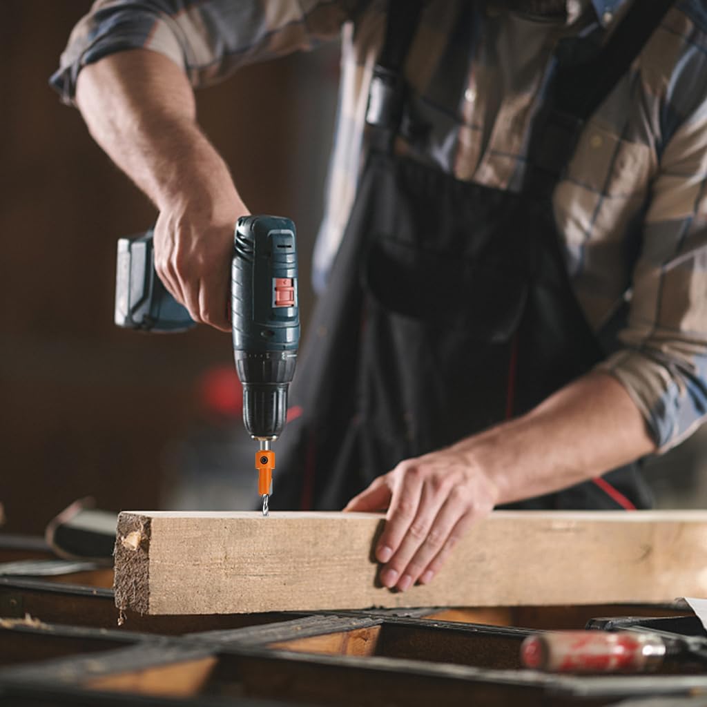 Serplex Wood Countersink Drill Bit Set for Woodworking with 40PCS 8mm Round Shank | #45 Carbon Steel