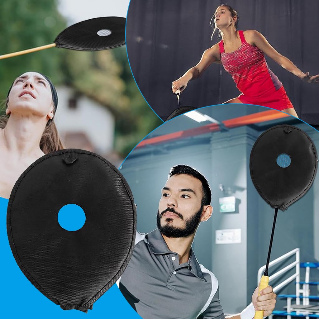 Proberos Badminton Racket Training Cover for Swing Practice featuring Zip Up Design | Protective Sleeve for Travel and Skill Development