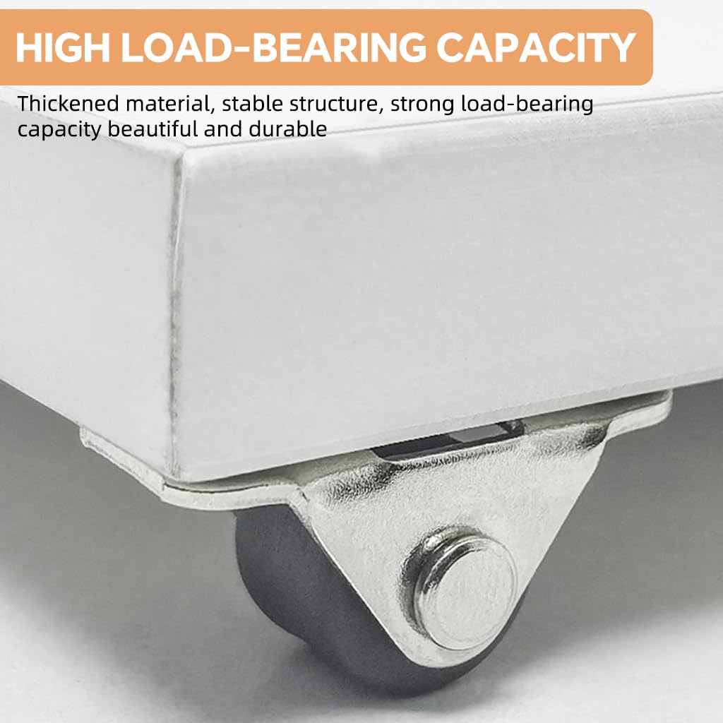 Serplex Caster Wheels for Models and DIY Projects featuring 0.5 in Straight Directional TPR Wheels | Includes Screw Kit