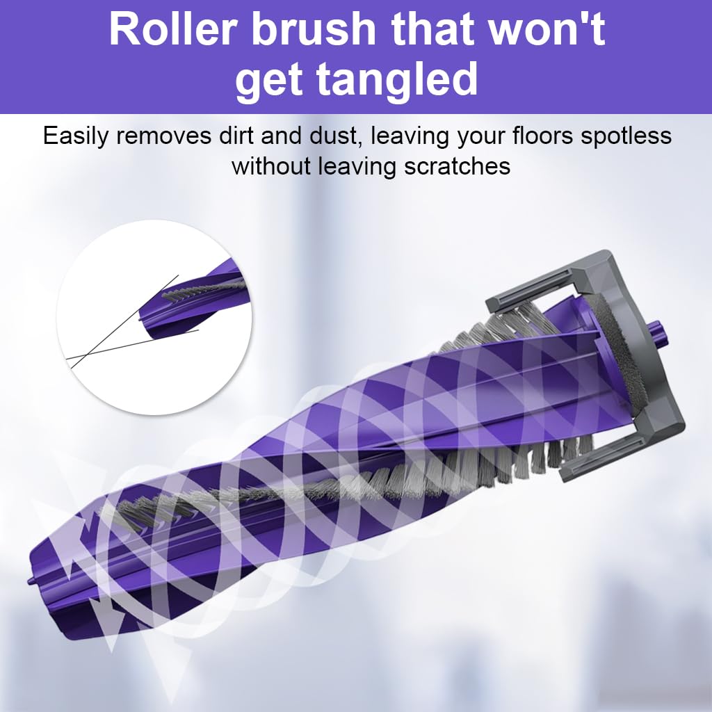 HASTHIP Replenishment Kit for Narwal Freo X Plus with Zero Tangling Silent Roller Brush | 2 Pcs