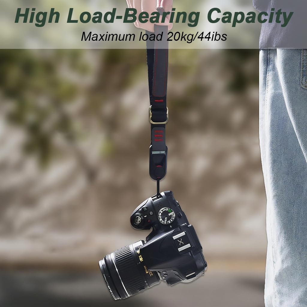 ZORBES Camera Quick Release Combo Buckle for DSLR and Mirrorless Cameras featuring Anchor Links | 6 Pcs Secure Click-In Click-Out Design