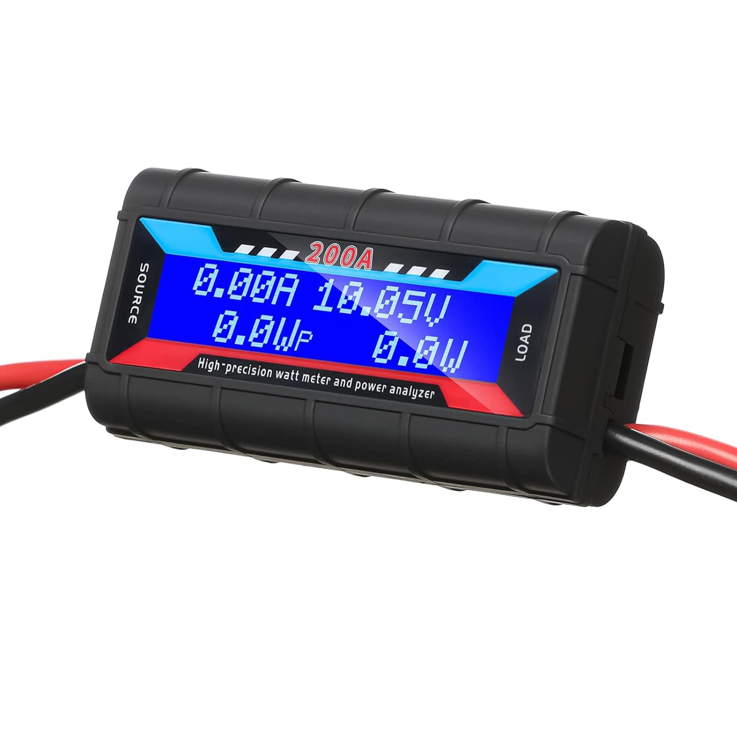 Serplex Power Analyzer for Solar and EV Systems featuring 4.8–60V 200A Range | Backlit LCD