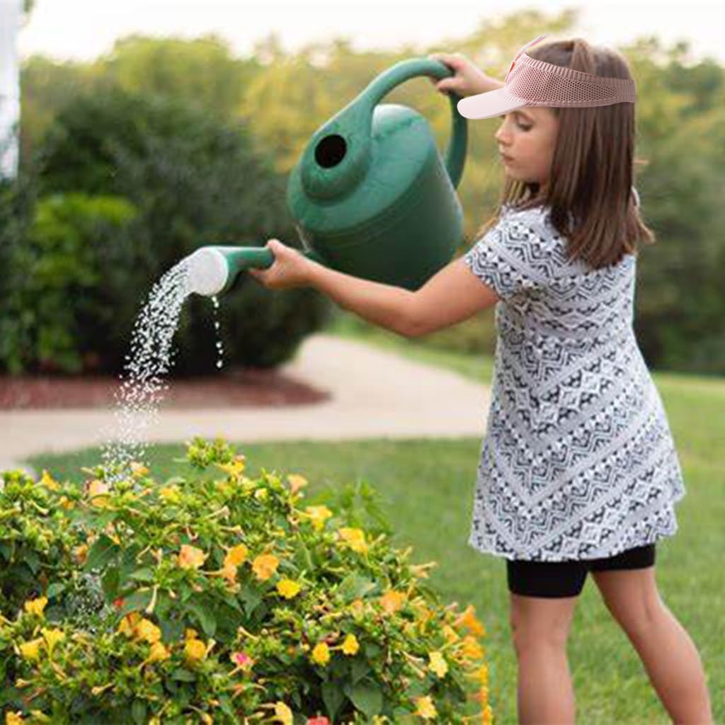 SNOWIE SOFT Sun Hat for Kids with Wide Brim and Stretchy Knit Fit 47–53cm | Pink Bunny Visor