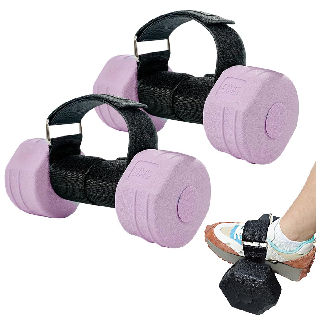 Proberos® Feet Dumbbell Attachment, Tibialis Trainer Ankle Straps for Feet Weight Lifting Shin Splint, Hamstring Curls, Leg Curl Attachment at Home Gym Equipment，leg strength training