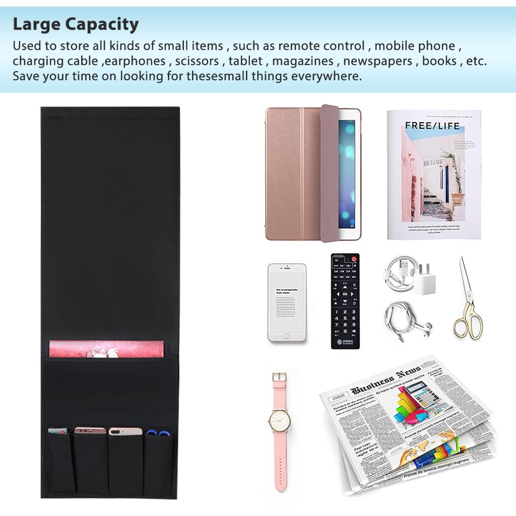 HASTHIP Armchair Caddy for Couch with Flip Board and Metal Fixing | Oxford Cloth Organizer