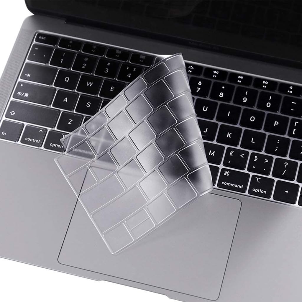 ZORBES Laptop Cover for 15 Inch MacBook Air M4 M3 M2 with 2 Piece Snap On Hard Shell | Clear PC Case with Keyboard and Screen Protector