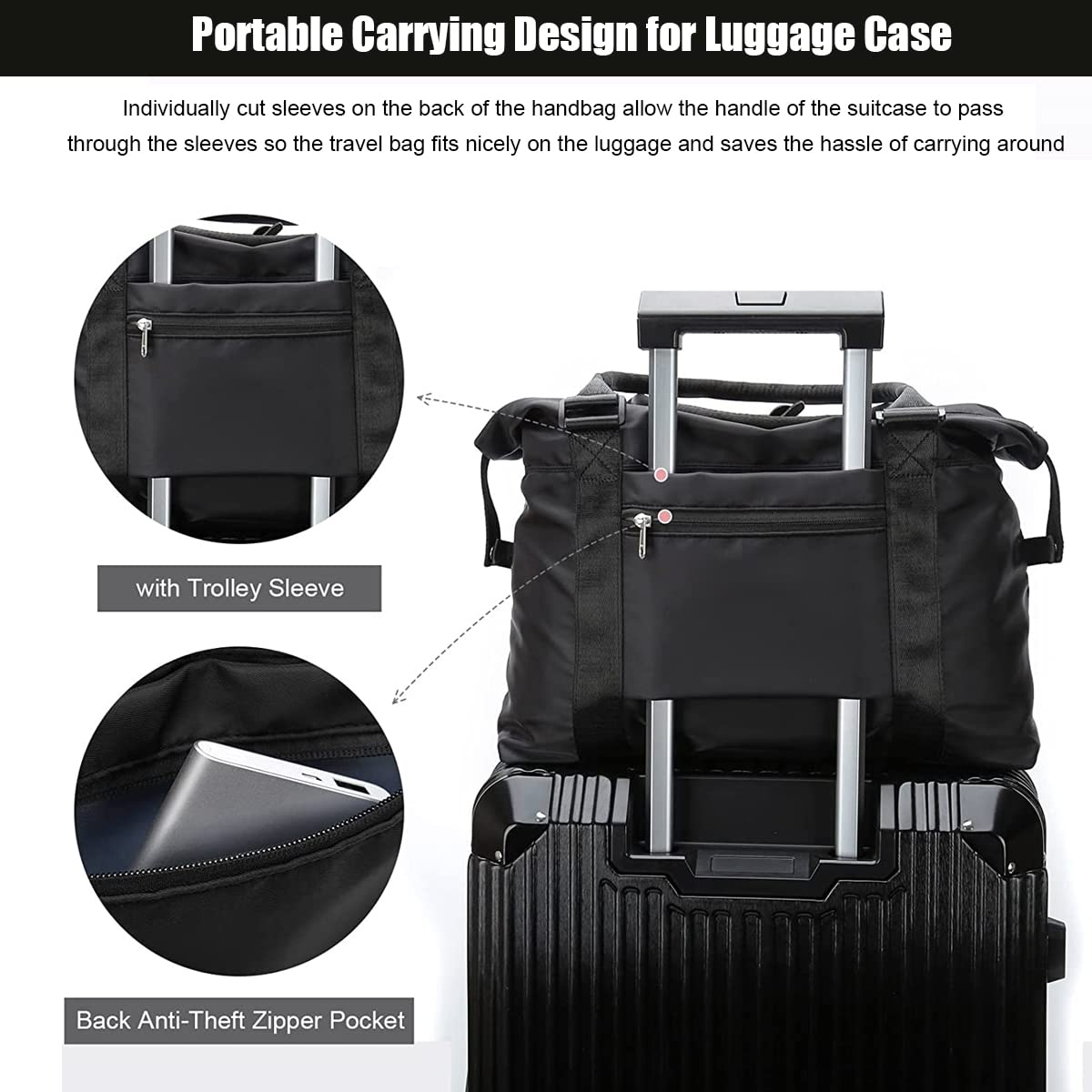 PALAY Travel Duffel Bag for Outdoor & Fitness with 48×15×30cm Capacity | Waterproof Oxford for Women