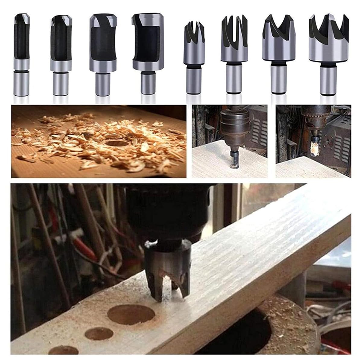 Serplex® 23Pcs Woodworking Chamfer Drilling Tools