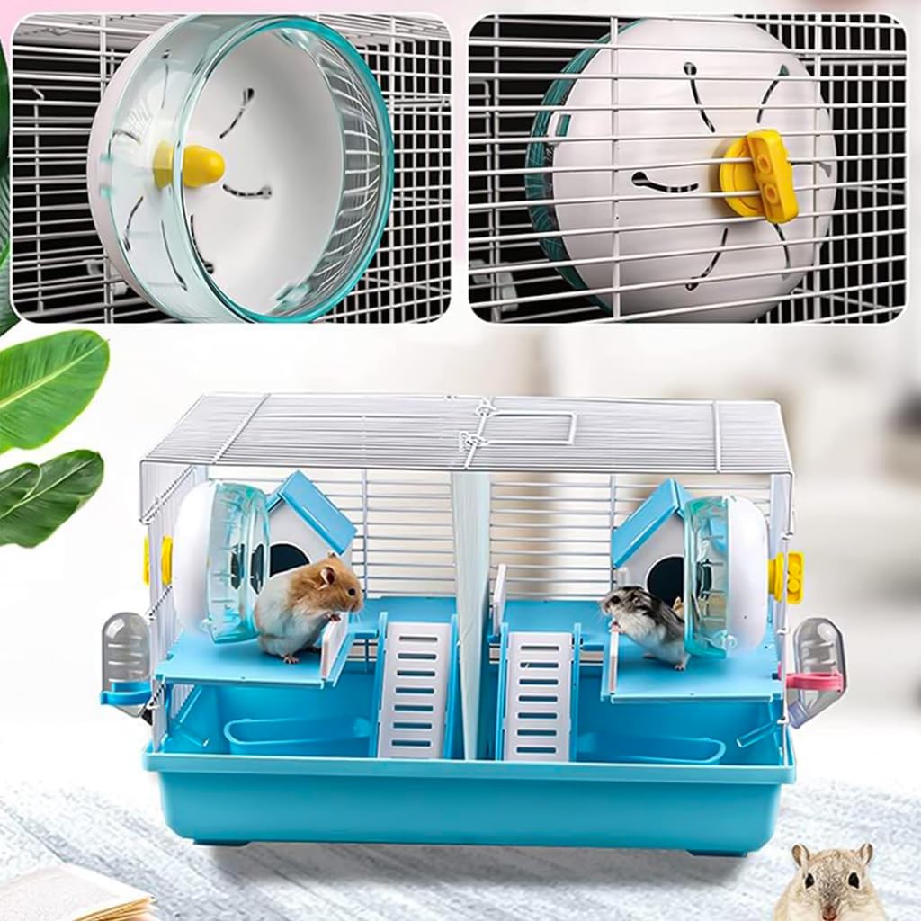 HASTHIP Hamster Wheel for Cage with Silent Bearings and Ridges | 5.5 in Plastic Wheel