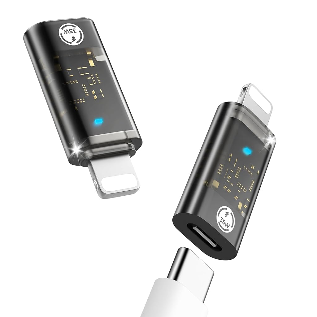 ELEPHANTBOAT® USB C to Adapter, Support 35W PD Fast Charging & Data Sync Male to USB