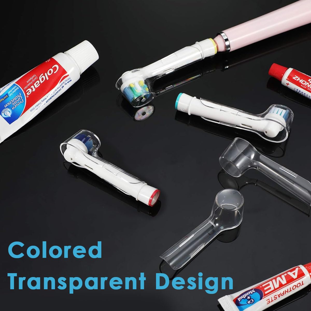 HANNEA Toothbrush Covers for Oral B iO and Pro 1000 | 8PCS Travel and Home Protection Caps